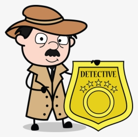 Professional, Inspector, Police, Agent, Fbi, Evidence - Cartoon Funny Old Man, HD Png Download, Free Download