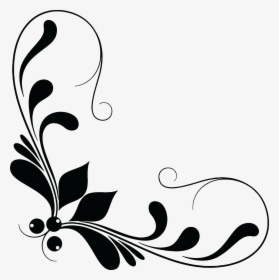 Free Clipart Of A Floral Design Element - Corner Logo Line Art, HD Png Download, Free Download