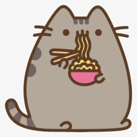 Transparent Pusheen Birthday Png - Pusheen Ramen Gif, Png Download, Free Download