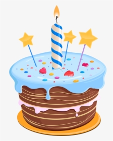 Birthday - Boy Birthday Cake Png, Transparent Png, Free Download