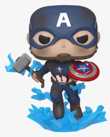 Funko Pop Avengers Endgame Captain America, HD Png Download, Free Download