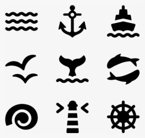 Clip Art Navy Anchor Vector - Sailing Icons, HD Png Download, Free Download