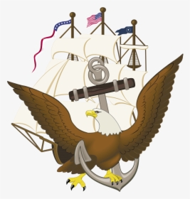 Navy Anchor Constitution And Eagle, HD Png Download, Free Download