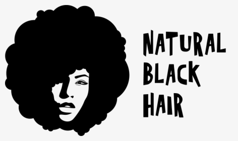 Natural Hair Png - Natural Black Hair Vector, Transparent Png, Free Download