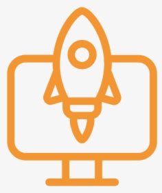 Icon Computer Rocket O - Computer, HD Png Download, Free Download