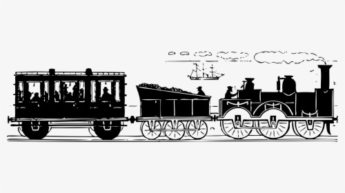 19th Century Train Clip Arts - Train Clip Art, HD Png Download, Free Download