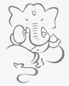Freeclipart Ganesh - Ganesh Chaturthi Drawing Easy, HD Png Download, Free Download