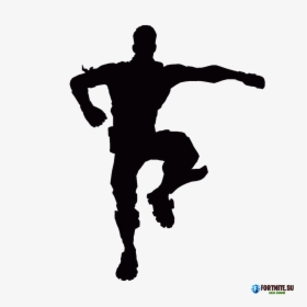 Fortnite Characters Black And White , Transparent Cartoons - Fortnite Silhouette Png, Png Download, Free Download
