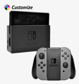 Transparent Nintendo Switch Console Png - Blue Left Red Right Joy Cons, Png Download, Free Download