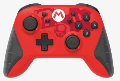 Wireless Horipad Mario Edition Rechargeable Controller - Nintendo Switch Pro Controller, HD Png Download, Free Download