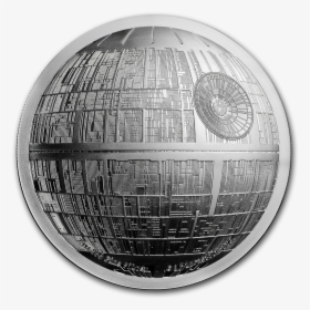 Niue Silver Star Wars - Death Star Silver Coin, HD Png Download, Free Download