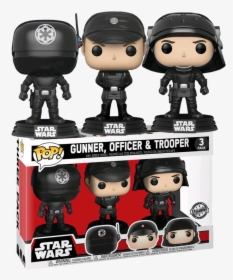 Death Star Gunner, Officer & Trooper Us Exclusive Pop - Starship Troopers Funko Pop, HD Png Download, Free Download