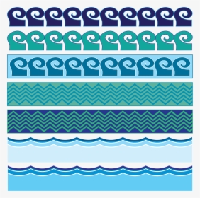 Clipart Ocean Wave Border, HD Png Download, Free Download