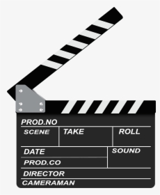 Movie Slate Png - Clapperboard Transparent Background, Png Download, Free Download