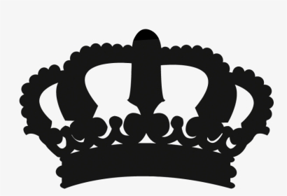 Crown King Wall Decal Stencil Princess - Silhouette King And Queen Crowns, HD Png Download, Free Download