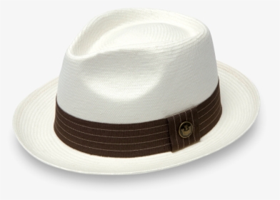 Snare White Straw Fedora Hat - Fedora, HD Png Download, Free Download
