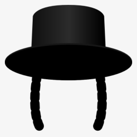 Hat Clip Art At - Jewish Hat And Curls Png, Transparent Png, Free Download