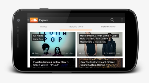 Soundcloud Explore Android, HD Png Download, Free Download