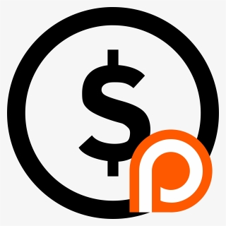 Dollar Sign In Circle With Patreon Logo - Dollar Sign Vector Png, Transparent Png, Free Download