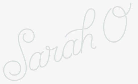 Sarah O - - Calligraphy, HD Png Download, Free Download