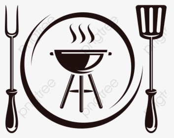 Bbq Fork Png - Grilling Spatula Clip Art Black And White, Transparent Png, Free Download