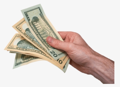 Hand With Money Png - Laptop Sell, Transparent Png, Free Download