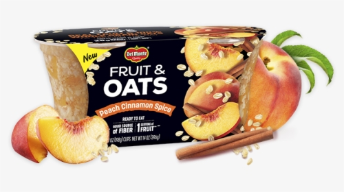 Fruit And Oats Peach Cinnamon - Del Monte Fruit And Oats, HD Png Download, Free Download