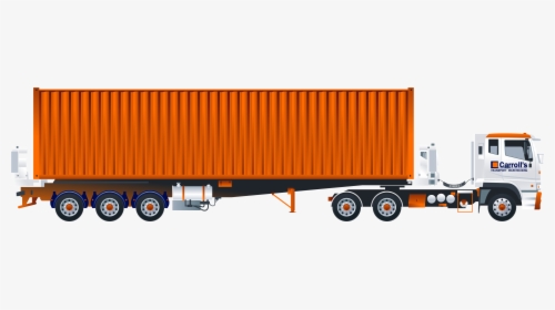 Container Side-loader Trucks - Container Truck Png, Transparent Png, Free Download