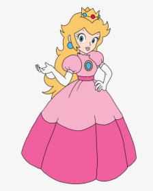 Princess Peach Clipart - Princess Peach Classic Dress, HD Png Download, Free Download