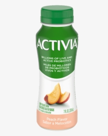 Activia Lowfat Peach Probiotic Drink - Energy Shot, HD Png Download, Free Download