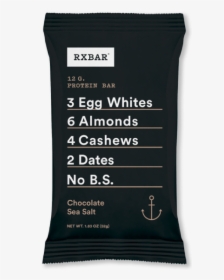 Rx Bar Chocolate Sea Salt - Rx Bars Chocolate Sea Salt, HD Png Download, Free Download