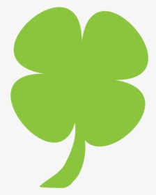 Shamrock Clip Art - Green Flower Silhouette, HD Png Download, Free Download