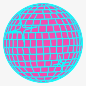 Disco Vector Pink - Disco Ball Vector Black And White, HD Png Download, Free Download