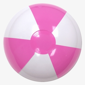 Pink And White Beachball - Light Pink Beach Ball, HD Png Download, Free Download