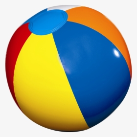 Beach Ball Free Clip Art Transparent Png - One Ball Clipart, Png Download, Free Download