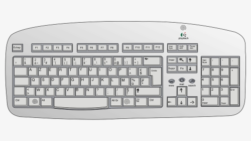 Vector Graphic Keyboard Electronics Input - Keyboard Clipart, HD Png Download, Free Download