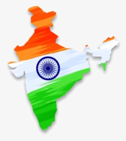 India Map Transparent Png - Transparent India Map Flag, Png Download, Free Download