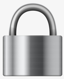 Stainless Steel Iron Padlock Png Clip Art, Transparent Png, Free Download