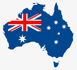 Australia Flag Map Png, Transparent Png, Free Download