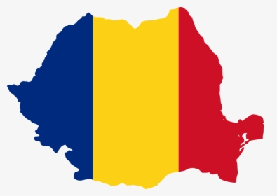 Flag Map Of Romania - Romania Png, Transparent Png, Free Download