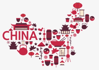 Symbols Of China - China Map Transparent, HD Png Download, Free Download