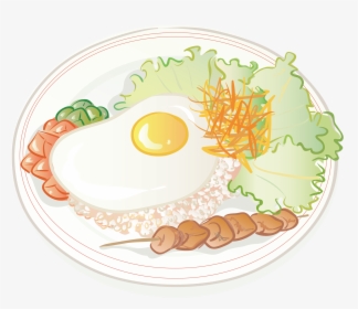 Rice Transparent Plate Png - Rice In A Plate Cartoon, Png Download, Free Download