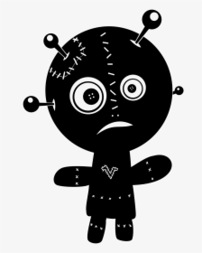 Black Cartoon Voodoo Doll, HD Png Download, Free Download