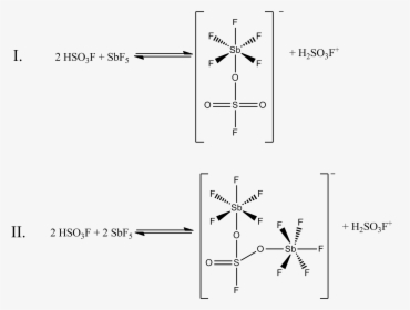 Magic Acid Structure - Hso3f Sbf5, HD Png Download, Free Download