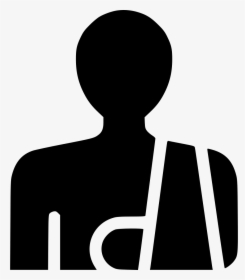 Arm Sling Injury Patient Trauma Bandage - Trauma Icon Png, Transparent Png, Free Download