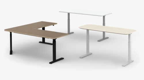Seven Height Adjustable Desks - Desk, HD Png Download, Free Download
