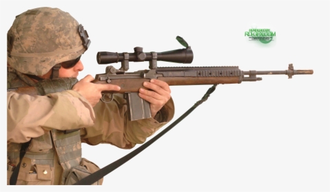 Army Dress Png Hd - Army With Gun Png, Transparent Png, Free Download