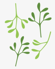 Mistletoe Leaf Template, HD Png Download, Free Download