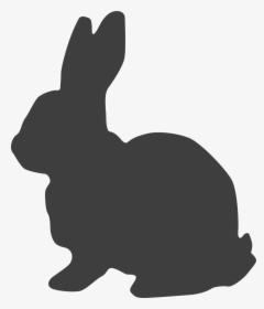 Rabbit Silhouette Clipart, HD Png Download, Free Download