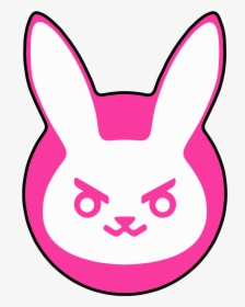 Overwatch Sprays Png - D Va Bunny Spray, Transparent Png, Free Download